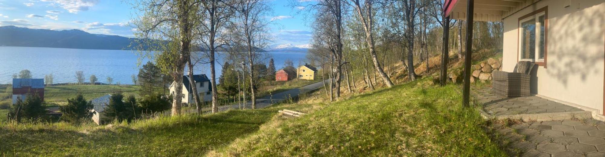 Bed And Breakfast Nordic Horn Brostadbotn Bagian luar foto